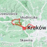 Mapa Kraków BikeMaraton 2009